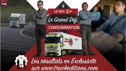 Le premier Grand Défi Consommation avec un Actros Euro 6