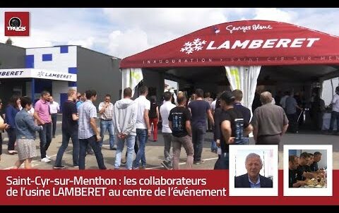Les collaborateurs de l’usine LAMBERET au centre de l’événement