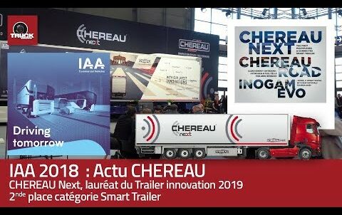 CHEREAU Next, lauréat du Trailer innovation 2019 - 2nde place catégorie Smart Trailer