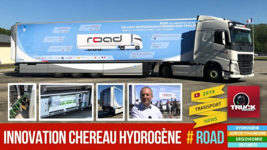 Première mondiale : ROAD, la semi-remorque frigorifique hydrogène CHEREAU