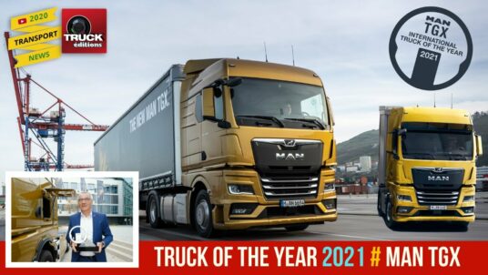 Le nouveau MAN TGX, lauréat millésime 2021 du célèbre International Truck of the Year