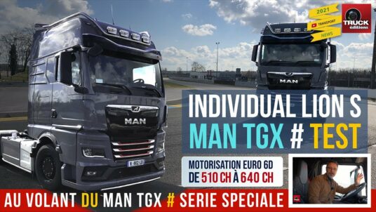 PREMIÈRE en France : au volant de la SÉRIE SPÉCIALE Individual Lion S - MAN TGX