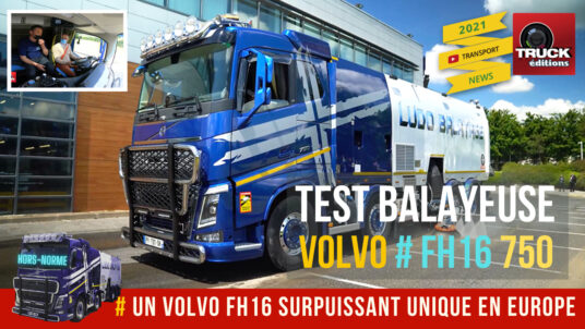 Un Volvo FH16 surpuissant unique pour les chantiers autoroutiers de France