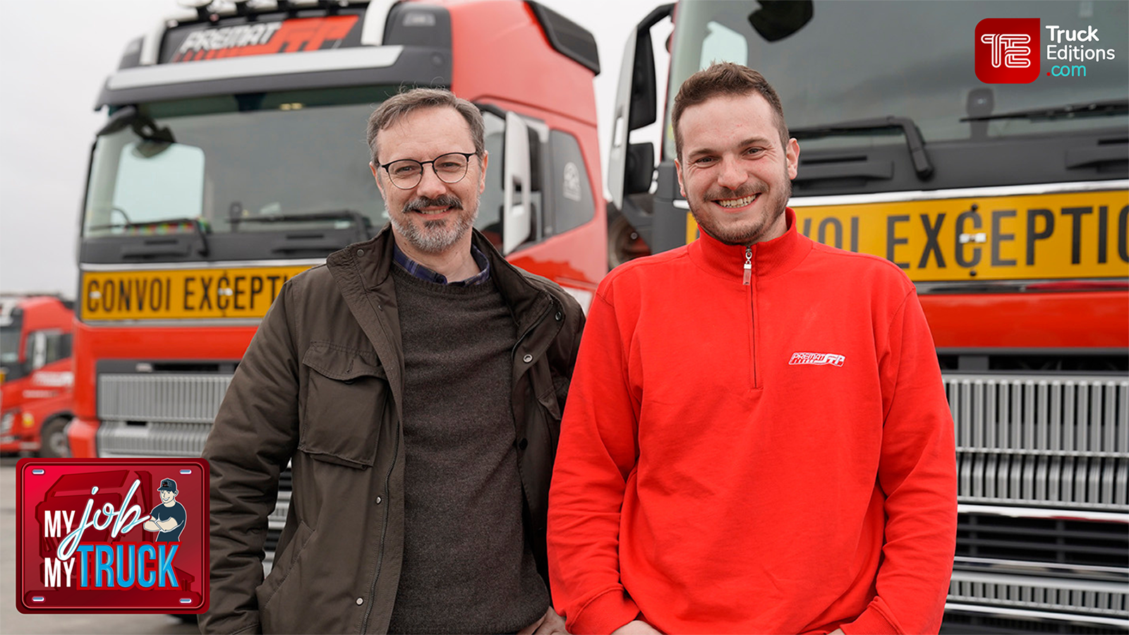 Vincent Mahé et Yohan Petiteau dans MY Job My Truck