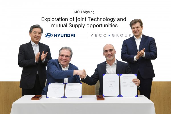 Signature d'un protocole d'accord ayant pour objectif une future collaboration entre Iveco Group et Hyundai Motor Company 