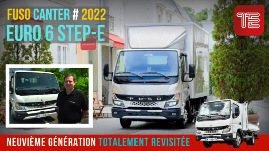 Présentation de la version 2022 du FUSO Canter Euro VI - Step E sur Truckeditions