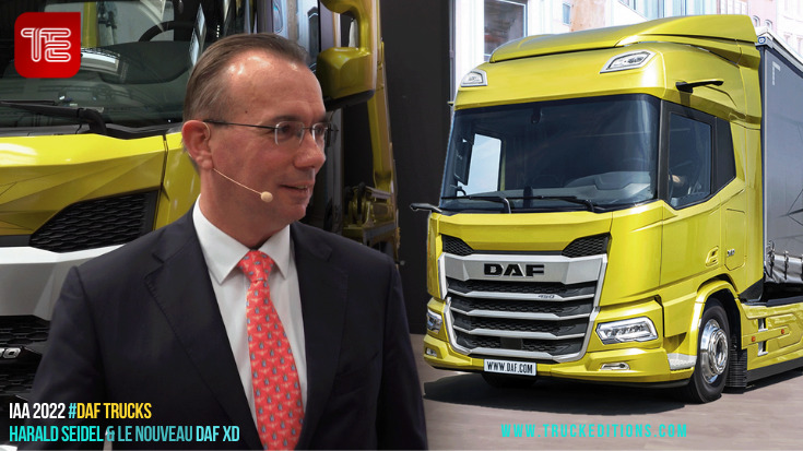 Harald Seidel et le nouveau DAF XD - IAA2022