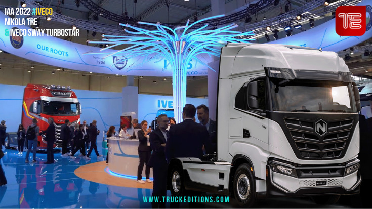 Nikola Tre et IVECO SWAY TurboStar IAA 2022