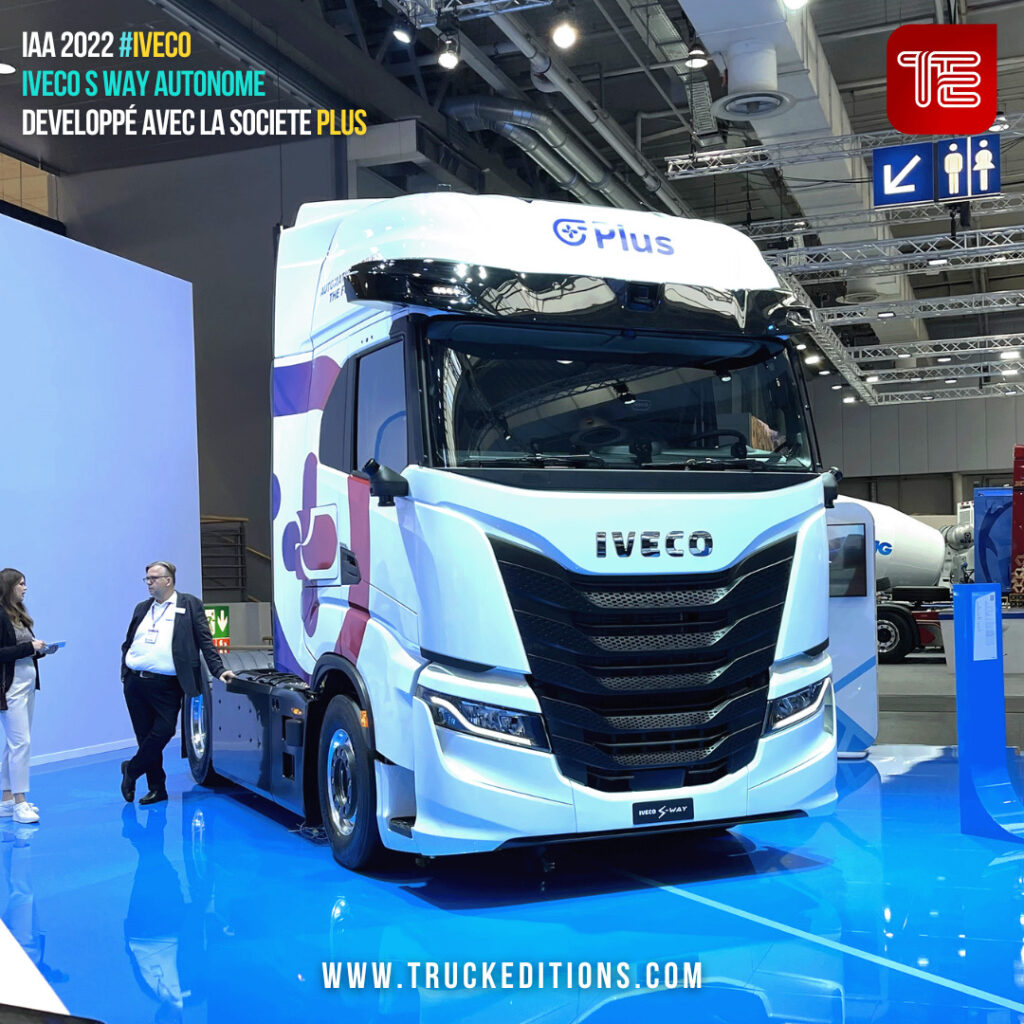 S-WAY IVECO AUTONOME développé avec la société PLUS - IAA2022