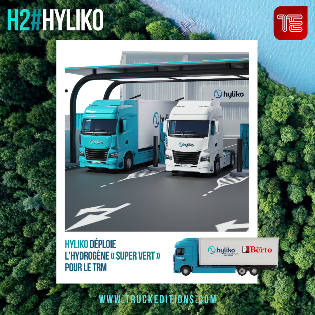 Hydrogen super vert Hyliko sur Truckeditions