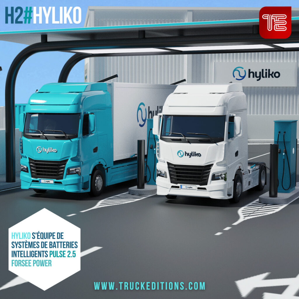 Hyliko opte pour le système de batteries intelligent de Forsee Power.  