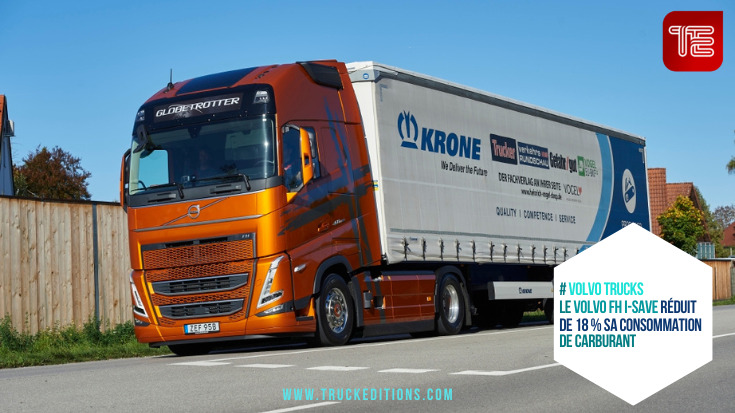 Le Volvo FH I-Save réduit de 18 % sa consommation de carburant lors d'un essai en Allemagne