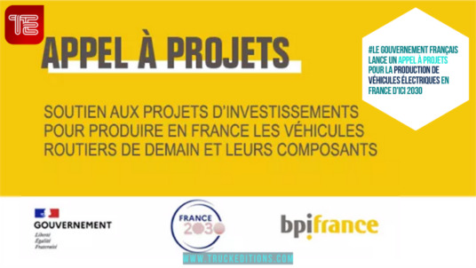 Le gouvernement lance un appel à projets pour la production de véhicules électriques et la mise en place d’infrastructures d’avitaillement en France d’ici 2030