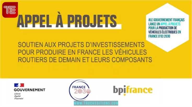 Le gouvernement lance un appel à projets pour la production de véhicules électriques et la mise en place d’infrastructures d’avitaillement en France d’ici 2030