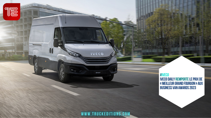 IVECO Daily remporte le prix de « Meilleur grand fourgon » aux Business Van Awards 2023 