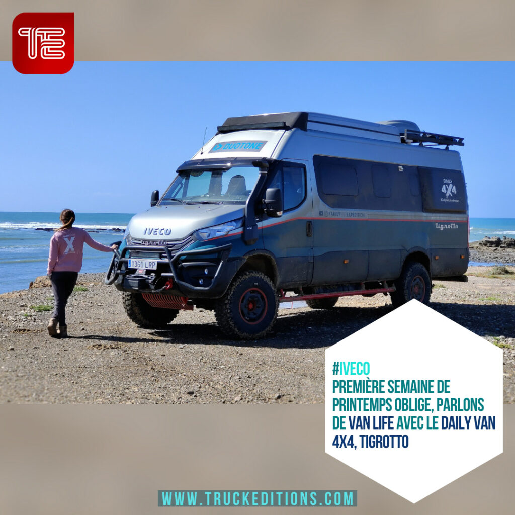 Une kitesurfeuse professionnelle se lance dans une aventure de six mois sur le continent américain à bord de son IVECO Daily Van 4x4.