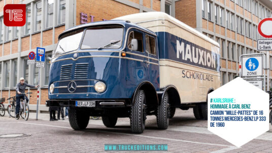 Camion "mille-pattes" de 16 tonnes Mercedes-Benz LP 333 de 1960