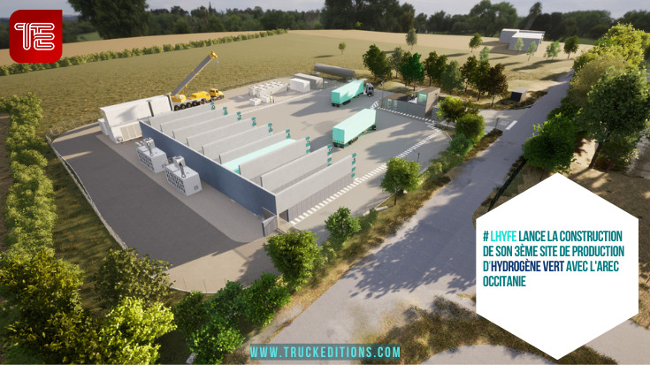 Lhyfe lance la construction de son 3ème site de production d'hydrogène vert avec l’AREC Occitanie