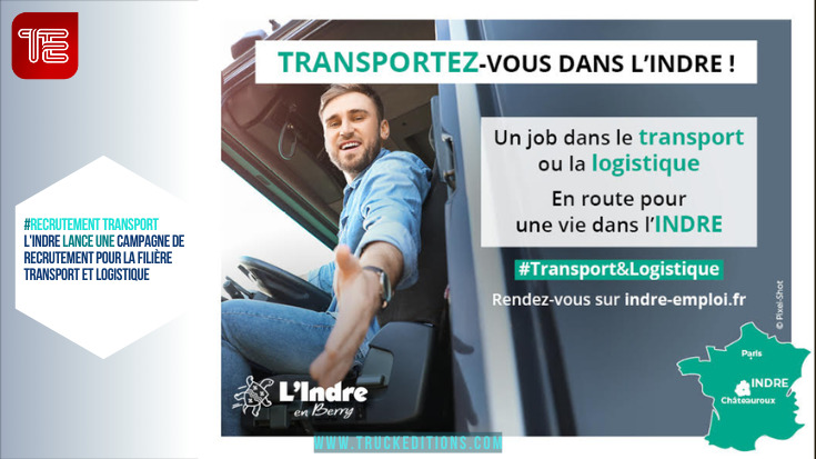 L'Indre lance une campagne de recrutement pour la filière transport et logistique