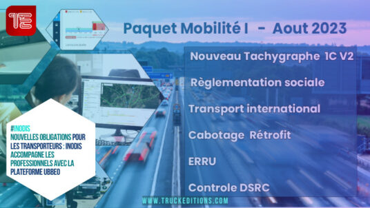 La réglementation européenne du transport routier évolue avec l'arrivée des tachygraphes intelligents