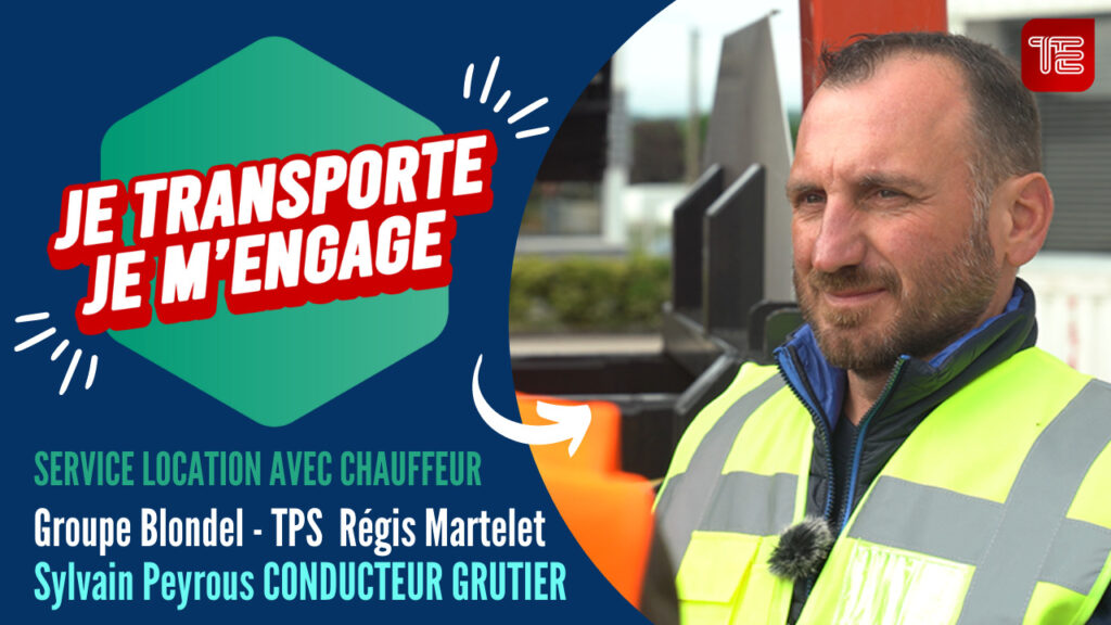 Sylvain Peyrous, conducteur grutier pour les TPS Régis Marthelet - Groupe Blondel.