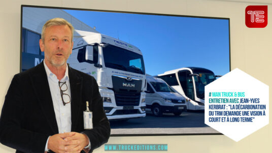 # man truck & bus Entretien avec Jean-Yves Kerbrat : "la décarbonation du trM demande une vision à court et à long terme"