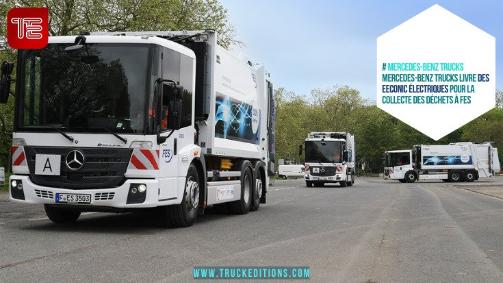 Mercedes-Benz Trucks livre des eEconic électriques pour la collecte des déchets à FES