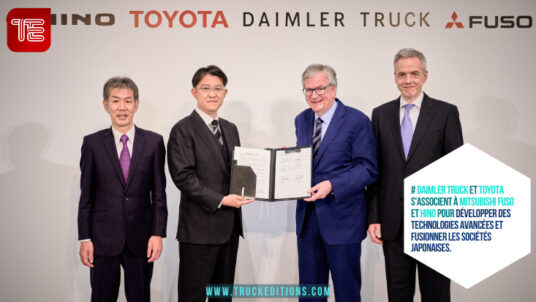 Daimler Truck et Toyota s'associent à Mitsubishi Fuso et Hino pour développer des technologies avancées et fusionner les sociétés japonaises