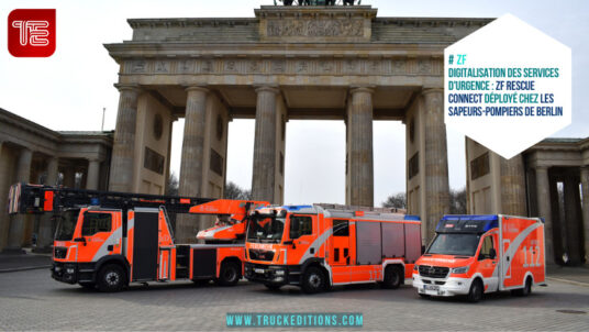 Digitalisation des services d'urgence : ZF Rescue Connect déployé chez les sapeurs-pompiers de Berlin