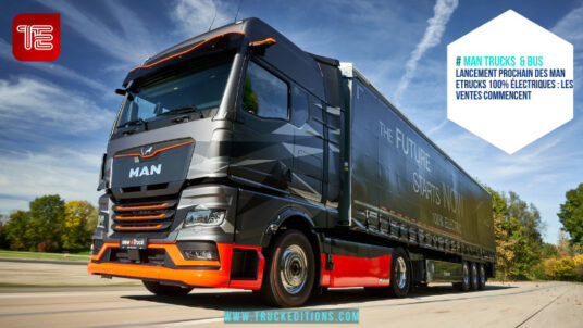 Lancement prochain des MAN eTrucks 100% Électriques : les ventes commencent