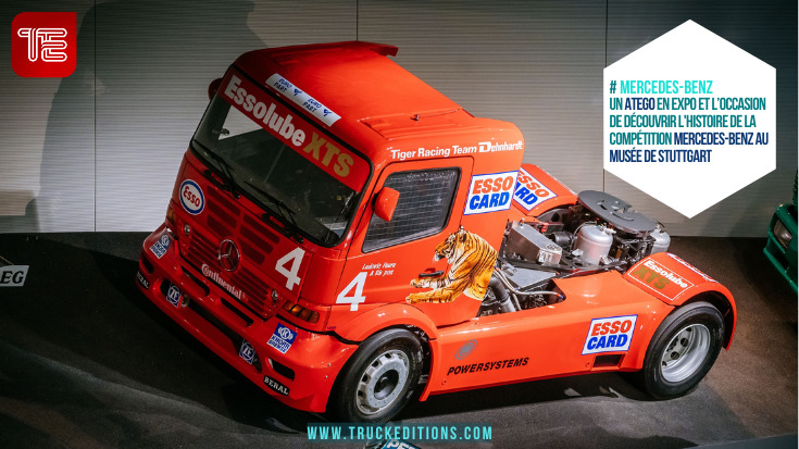 Un Atego au musée, une bonne occasion de retourner au musée Mercedes-Benz de Stuttgart, si vous ne le connaissez pas encore.