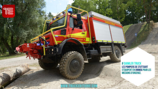 Les pompiers de Stuttgart s'équipent en Unimog pour les missions d'urgence