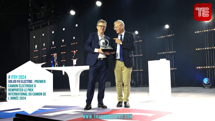 Volvo FH Electric : premier camion électrique à remporter le prix international du camion de l’année 2024