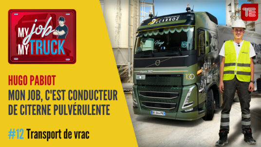 My Job My Truck : transporteur de vrac en citerne pulvérulente – Hugo Pabiot