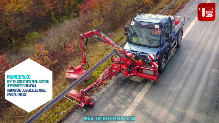 Test en conditions réelles pour le prototype Unimog à Hydrogène de Mercedes-Benz Special Trucks