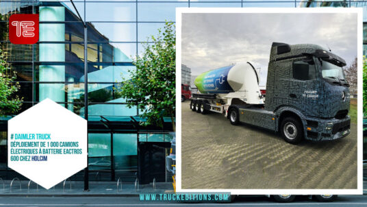 Holcim et Mercedes-Benz Trucks s'associent pour une logistique durable : déploiement de 1 000 camions électriques à batterie eActros 600