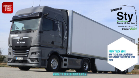 MAN TGX 18.520 : lauréat du « Sustainable Truck of the Year 2024 »