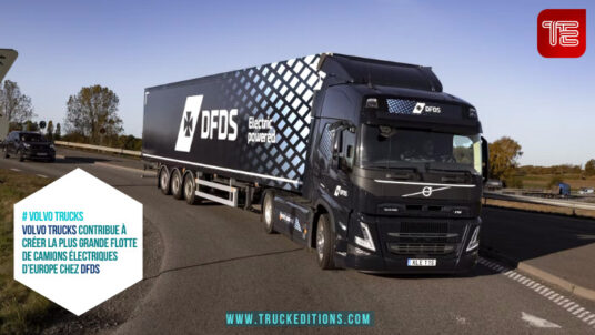 Transport routier : Volvo Trucks contribue à créer la plus grande flotte de camions électriques d’Europe avec une commande supplémentaire de 100 camions passée par la division logistique de DFDS 