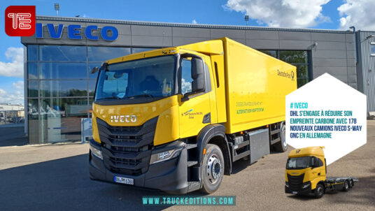 Transport routier : DHL augmente sa flotte en Allemagne avec 178 Nouveaux IVECO S-Way GNC