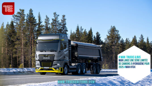 transport routier : MAN lance une série limitée de camions zéro émission à hydrogène