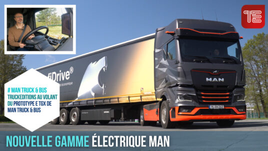 Transport routier : Truckeditions au volant du prototype eTGX de MAN Truck & Bus