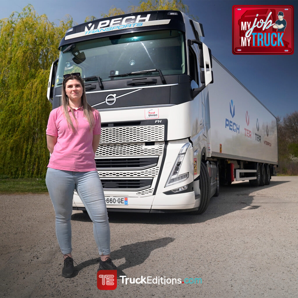 My Job My Truck : la vie au quotidien du transport routier avec Coralie Durand des Transports Pech