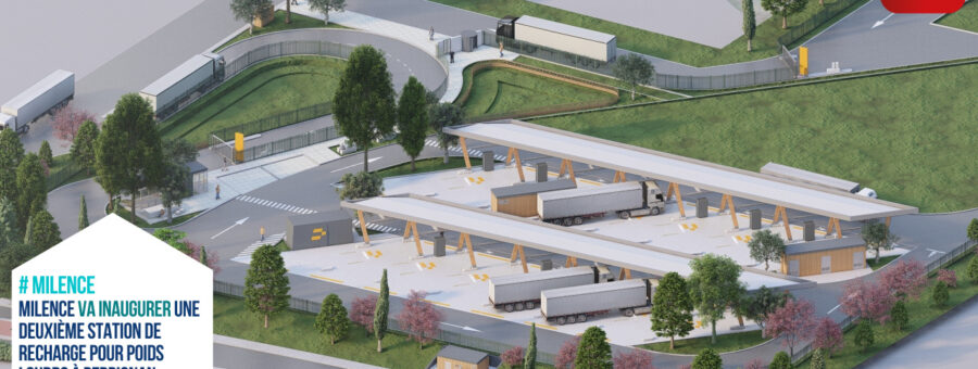 Transport routier : Milence va inaugurer une deuxième station de recharge pour poids lourds à Perpignan