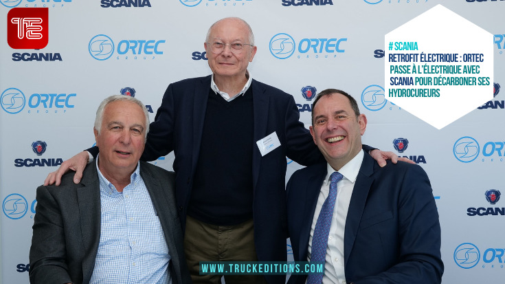 Transport routier et métier - Retrofit électrique : Ortec passe à l’électrique avec Scania pour décarboner ses hydrocureurs