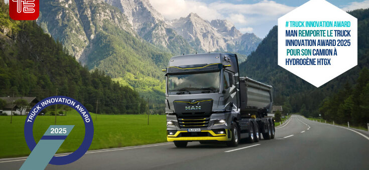Transport routier : Le camion à hydrogène MAN hTGX a remporté le prestigieux Truck Innovation Award 2025