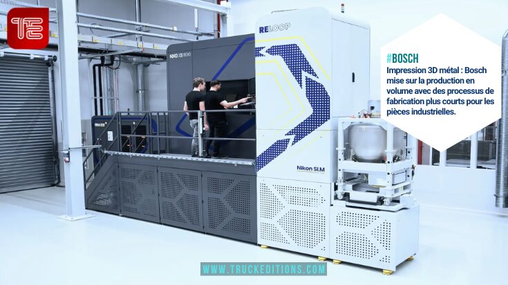 Impression 3D métal : Bosch mise sur la production en volume avec des processus de fabrication plus courts pour les pièces industrielles.