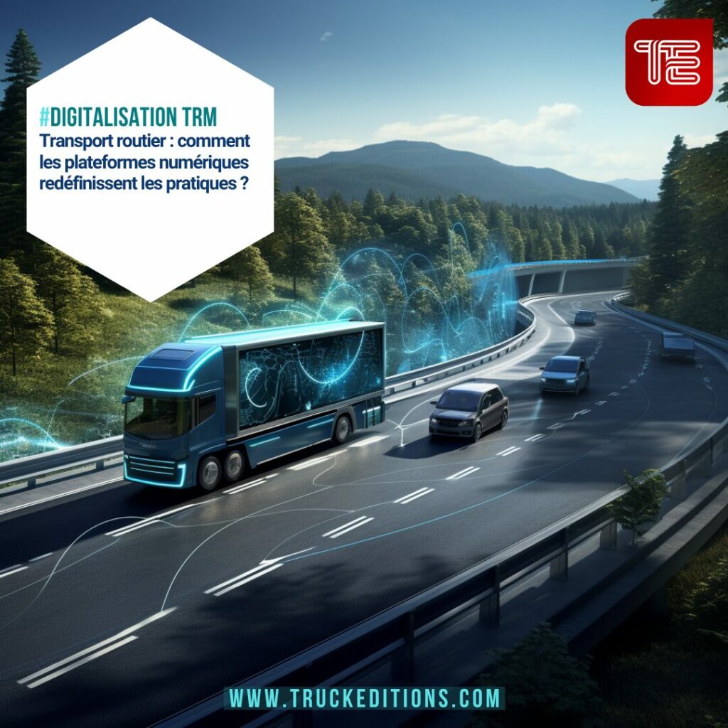 plateformes numériques transport routier, digitalisation logistique, e-CMR, gestion de flotte, livraison urbaine, interopérabilité, innovation transport