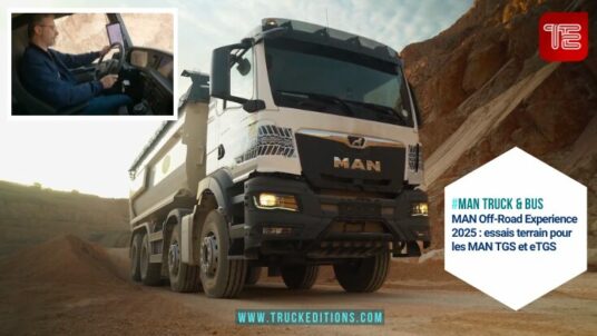 MAN Off-Road Experience : camions, batteries et gravier brut