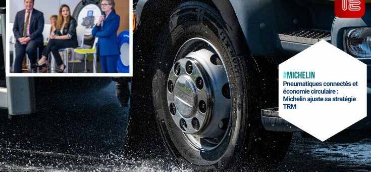semi-remorque sur piste d’essai Michelin