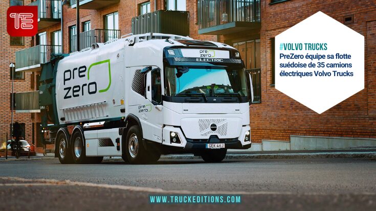 Camion électrique Volvo FM Low Entry en milieu urbain
